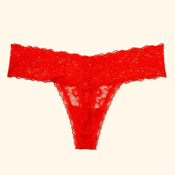 🔥Butterfly Crimson Lace Thong Victoria's Secret 2XL NWT - Picture 8 of 9